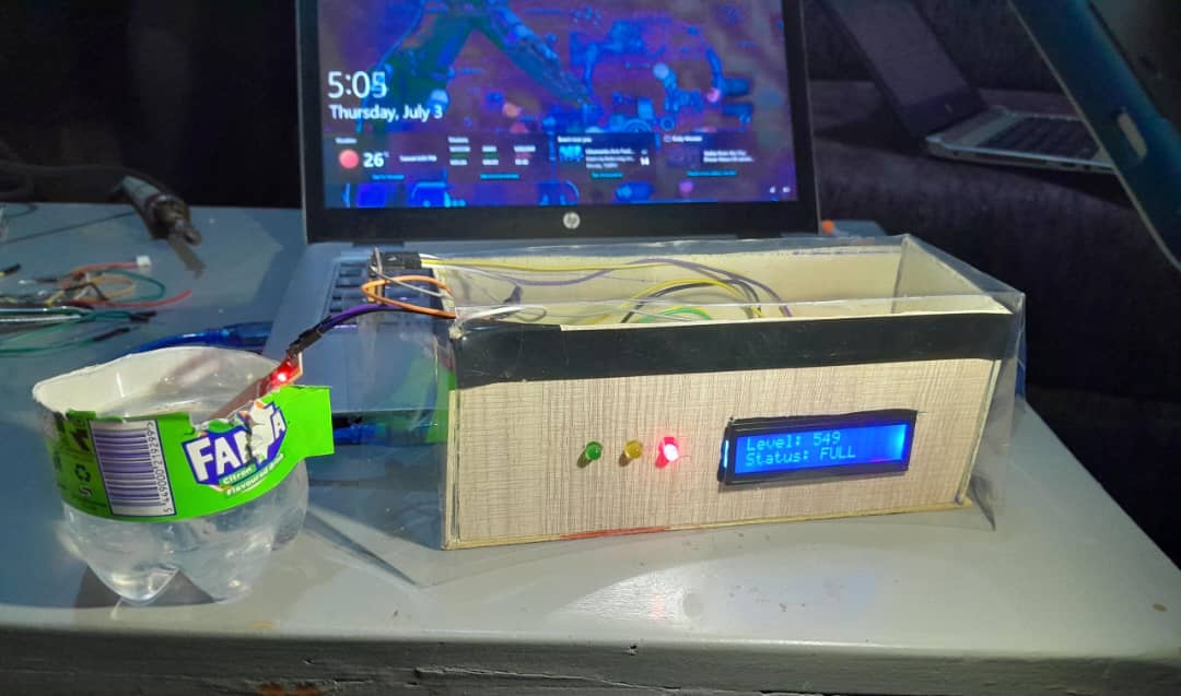 RIVER FLOOD DETECTION AND ALARM SYSTEM screenshot
