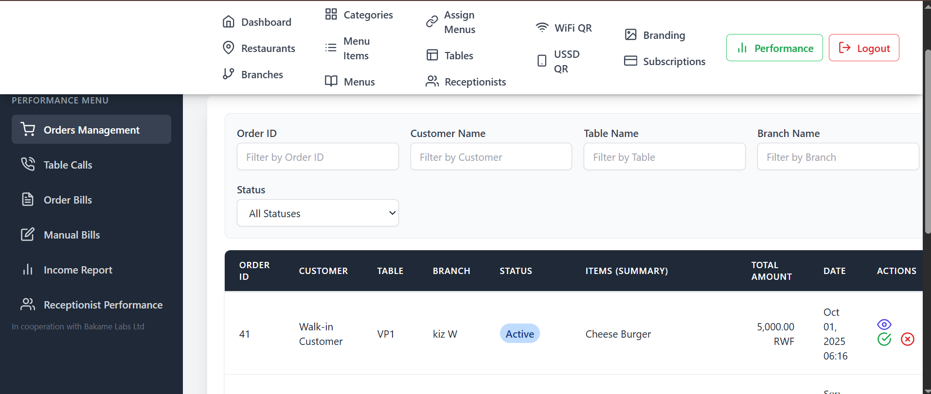 SOFT MENU / DIGITAL MENU PLATFORM screenshot
